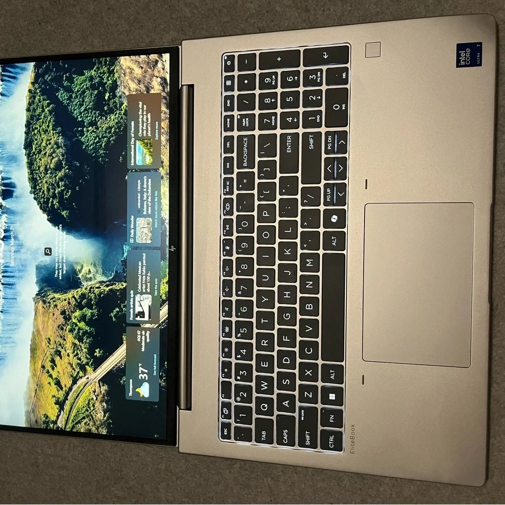 HP Elite-book 6 Business laptop computer, co pilot ai, intel 12 core ultra